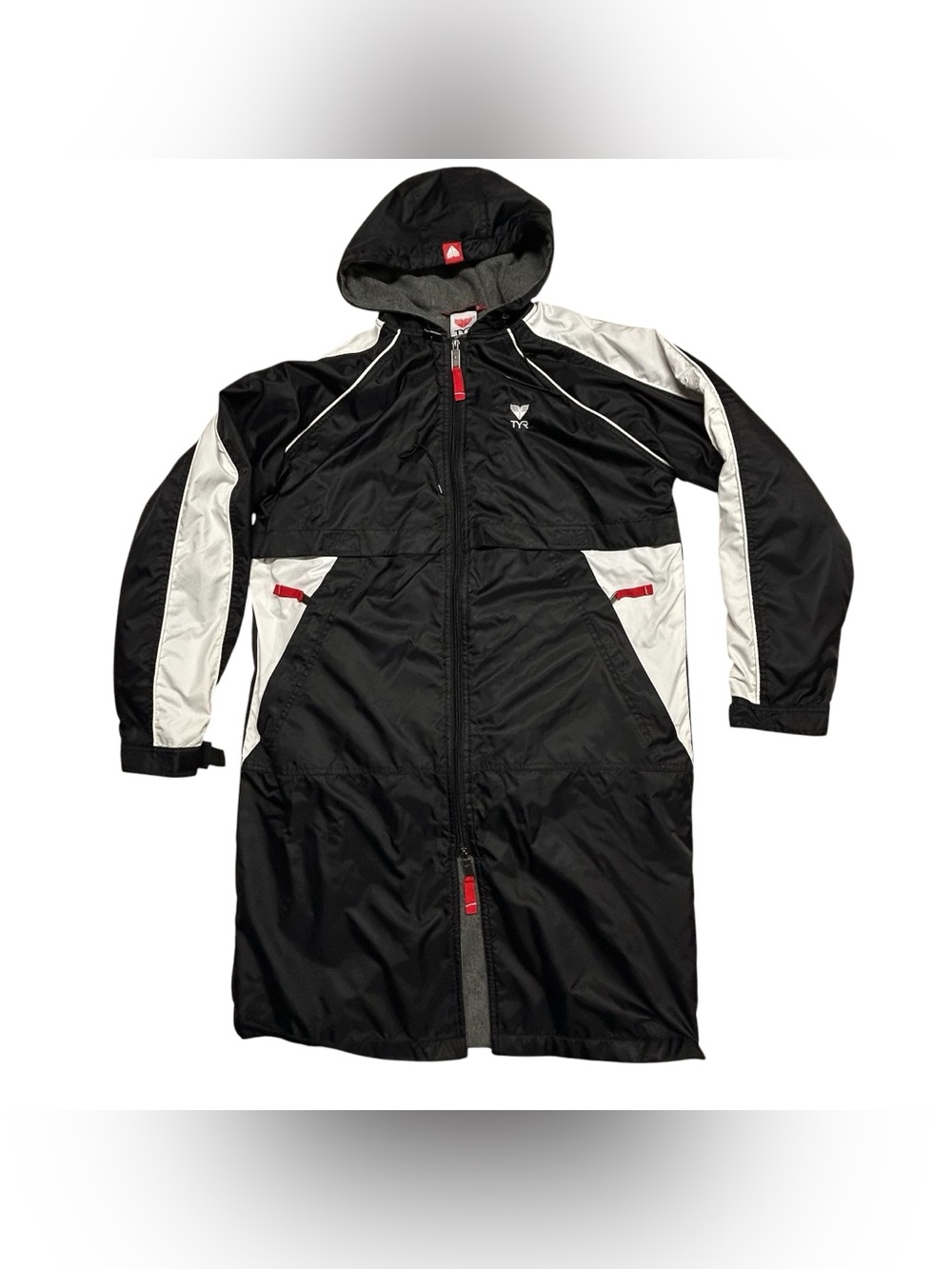 TYR Mens Size S Parka Full Zip Lined Hoodie Swim Activewear